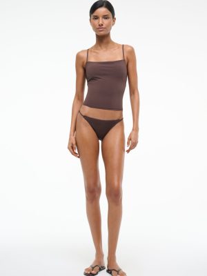 CLEO TANKINI TOP | DARK CHOCOLATE