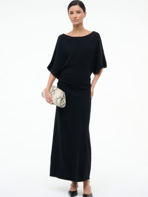 AMELIE SWEATER DRESS | BLACK