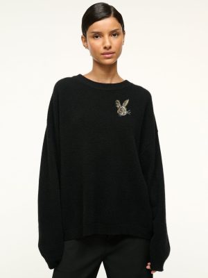 CUSTOM STAUD x C.BONZ SERRANO CASHMERE SWEATER | BLACK