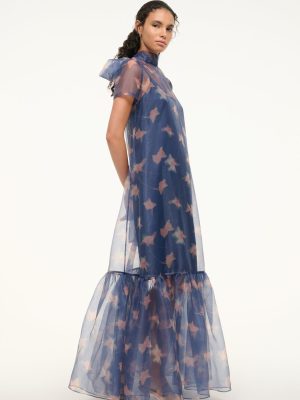 CALLUNA DRESS | BOTANICAL NAVY