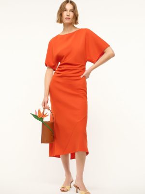 AMELIE MIDI DRESS | CAYENNE