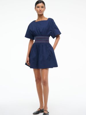 AMY MINI DRESS | NAVY