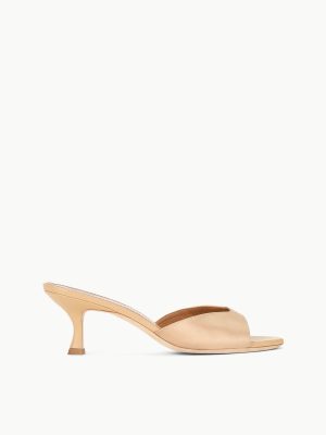 BRIGITTE MULE | CAMEL SATIN