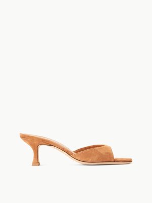 BRIGITTE MULE | TAN SUEDE