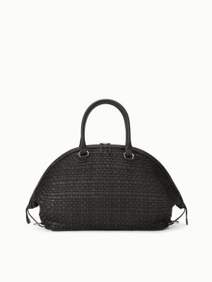 HESTER SATCHEL | ESPRESSO WOVEN LEATHER