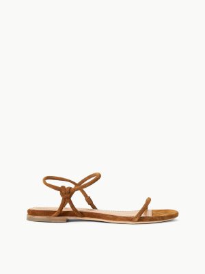 LAUREL SANDAL | TAN SUEDE