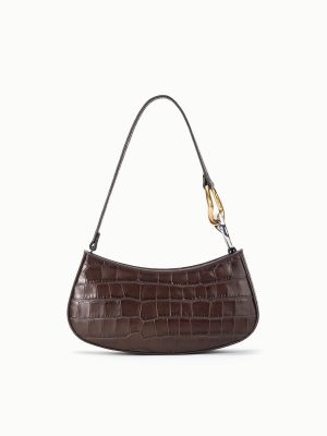 OLLIE BAG | ESPRESSO CROCO
